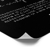 Poster SIGNE Mariage JOIVI Lavande noire (Coin)