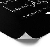 Poster SIGNE Mariage JOVI Edgy Black Cornhole (Coin)