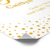 Poster Signe mariage - Laisser l'amour brillant signe Con (Coin)