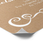 Poster SIGNE mariage - Laisser l'amour scintiller Rustiqu (Coin)