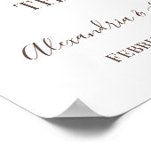 Poster Signe Mariage latéral : Choisir un siège et non pa (Coin)