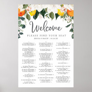 Poster SIGNE Mariage Magnolia Citrus