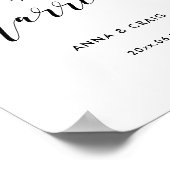 Poster SIGNE mariage marié (Coin)