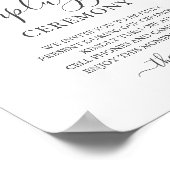 Poster SIGNE Mariage Olive Botanique non bouché (Coin)