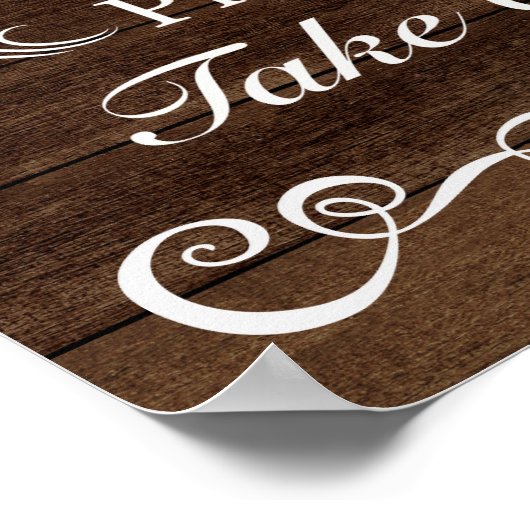 Poster Signe mariage - Programme de mariage Signe Mariage (Coin)