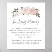 Poster SIGNE Mariage rose blanc (Devant)