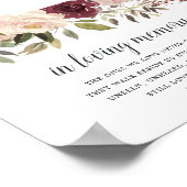 Poster SIGNE Mariage Rustique Bloom (Coin)