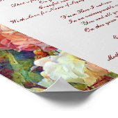 Poster Signe mariage se souvenir de l'être aimé au Ciel (Coin)