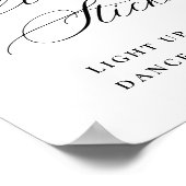 Poster Signe Mariage simple et minimaliste élégant (Coin)