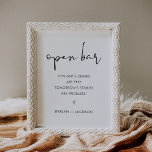 Poster SIGNE Mariage STELLA Funny Open Bar<br><div class="desc">Découvrez le charme captivant de notre collection Stella, méticuleusement conçue pour insuffler à votre baby shower un air de minimalisme moderne et une touche de sophistication pointue. Conçue pour mêler harmonieusement charme bohème et élégance intemporelle, cette collection polyvalente garantit l'élévation de l'esthétique de tout baby shower de style, transformant votre...</div>