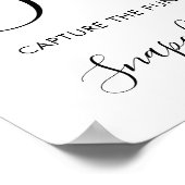 Poster SIGNE mariage - SYMBOLE AQUATIQUE SOMMAIRE vert (Coin)