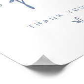 Poster SIGNE MARLO Boho Dusty Cartes et cadeaux bleus (Coin)