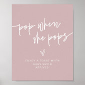 Poster SIGNE MARLO Dusty Rose Bohemian Pop Quand Elle Pop (Devant)