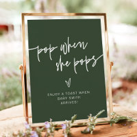 Signe MARLO Forest Green Boho Pop When She Pops