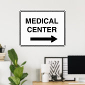 POSTER SIGNE MÉDICALE (Bureau à domicile)