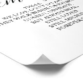 Poster Signe Mémorial Mémoire Aimante Dans Notre Cœur (Coin)