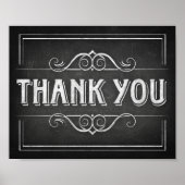 Poster Signe MERCI de style de calque Imprimer (Devant)