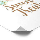 Poster Signe Mint et Peach Citrouille Gold Sweet Traiteme (Coin)