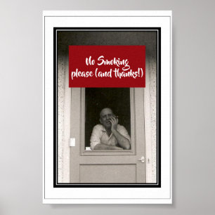 Poster Signe non-fumeurs