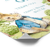 Poster SIGNE Peter Le Baby shower Rabbit Livres & Cadeaux (Coin)