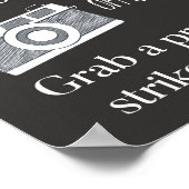 Poster Signe photo, attrapez une prothèse et frappez un p (Coin)