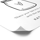 POSTER SIGNE POINTE POUR LES PARTENAIRES DE TOUTES LES LÉ (Coin)