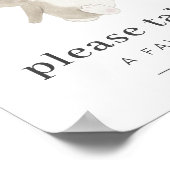 Poster SIGNE PREMIER ANNIVERSAIRE DE LA FÊTE DE Bunny (Coin)