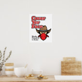 Poster Signe requis pour le masque facial | Petites entre (Cuisine)