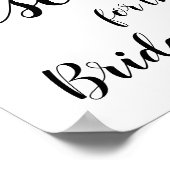 Poster Signe réservé - Famille de la mariée (Coin)