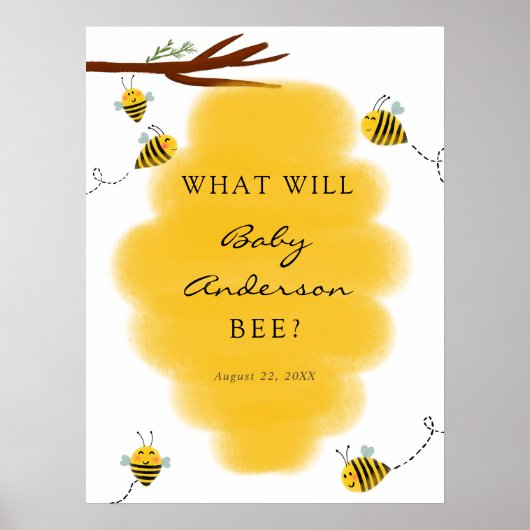 Poster Signe révélateur de ce que Baby Bee Genre (Devant)