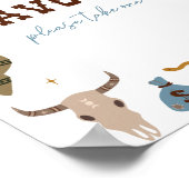 POSTER SIGNE RODÉO 1ER ANNIVERSAIRE DES FÊTES (Coin)