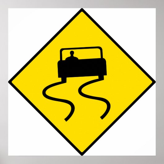 Poster SIGNE ROUTIER Slippery (Devant)