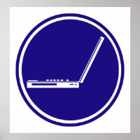 SIGNE ROUTIÈRE DE STATIONNEMENT D'ORDINATEUR PORTA