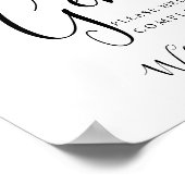 Poster Signe salle de bain Gents - articles de toilette m (Coin)