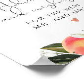 Poster SIGNE SAVANNAH Peach Conseils et souhaits (Coin)