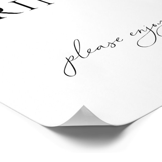 Poster SIGNE SIGNALÉ SIGNIFICATIF Baby shower neutre pour (Coin)