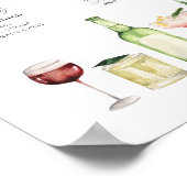 Poster SIGNE SIMPLE SIMPLE Signature Mariage Boissons (Coin)