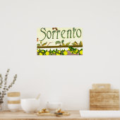 Poster Signe Sorrento, Italie (Cuisine)