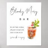 Poster SIGNE STÉLLA Bloody Mary Bar (Devant)