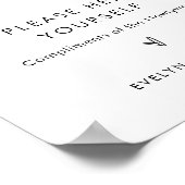 Poster SIGNE STÉLLA Mariage Hommes Salle de bain Panier G (Coin)