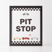 Poster SIGNE Stock SIMPLE DEUX Race Rapide Voiture annive