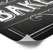 Poster Signe style chalk BAKERY (Coin)