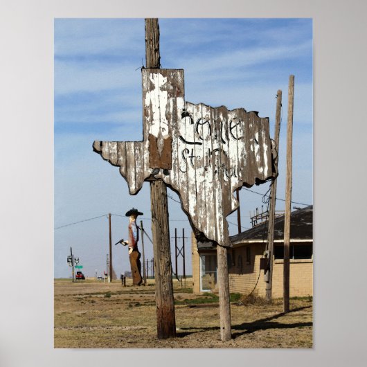 Poster SIGNE Tex & Texas Steakhouse (Devant)