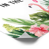 Poster Signe Tropical Devis Combien De Baisers Jeu (Coin)