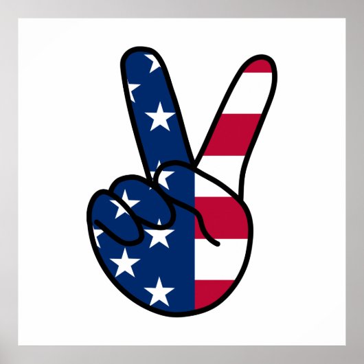 Poster SIGNE USA Flag V (Devant)