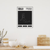 Poster SIGNE Zodiaque Virgo (Cuisine)