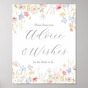 Poster Signer des conseils et des voeux,