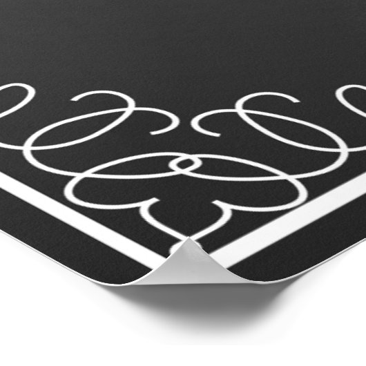 Poster "Signer mariage pour "S'il vous plaît signer notre (Coin)