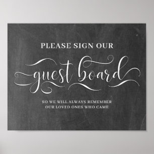 Poster Signer notre Mariage du conseil d'administration