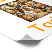 Poster Signes d'aujourd'hui d'adoptions de chien (Coin)